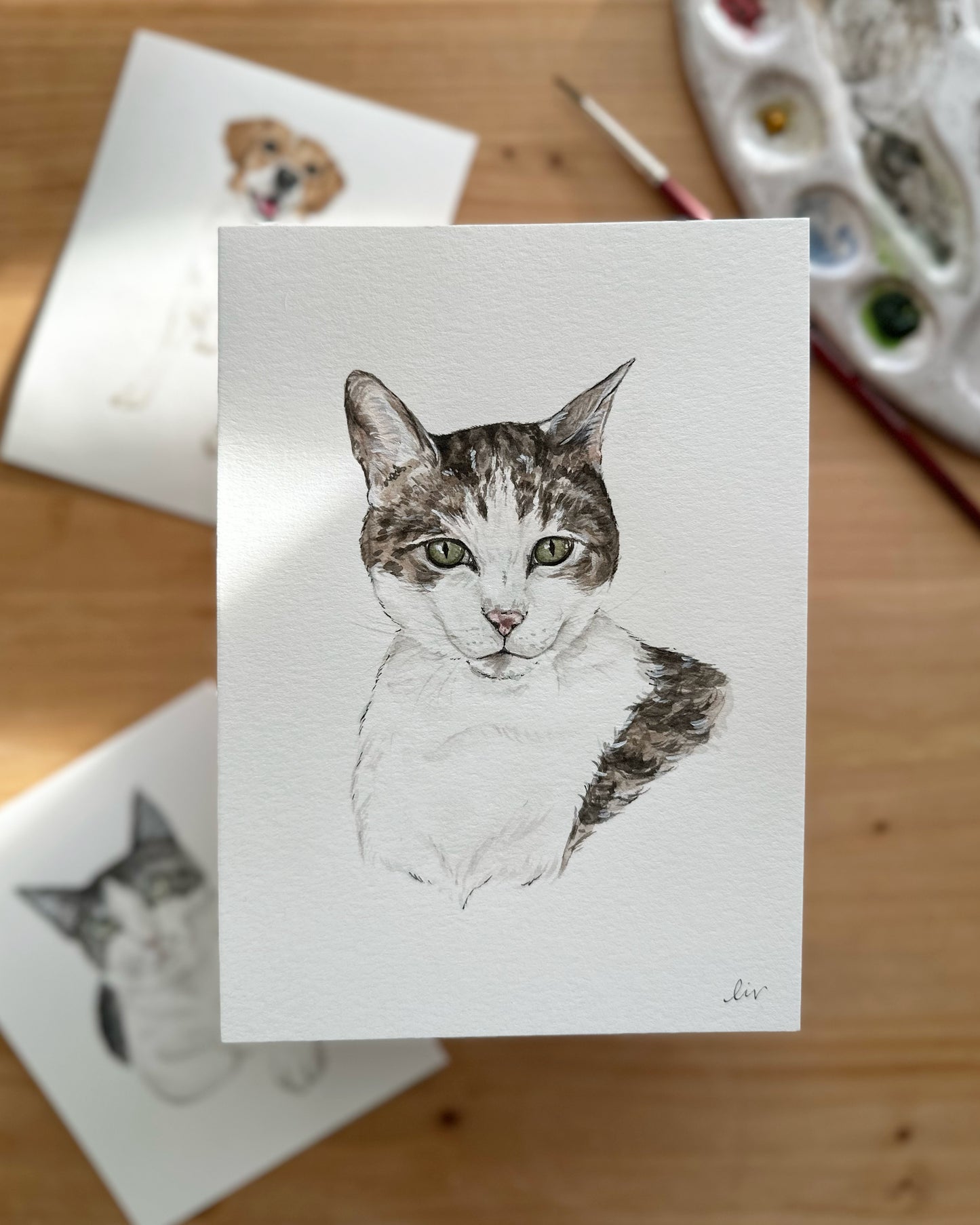 Watercolor Pet Portraits