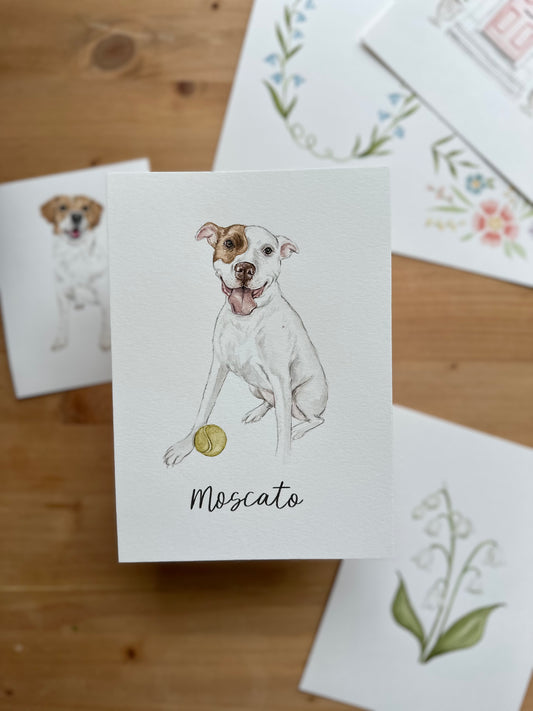 Watercolor Pet Portraits