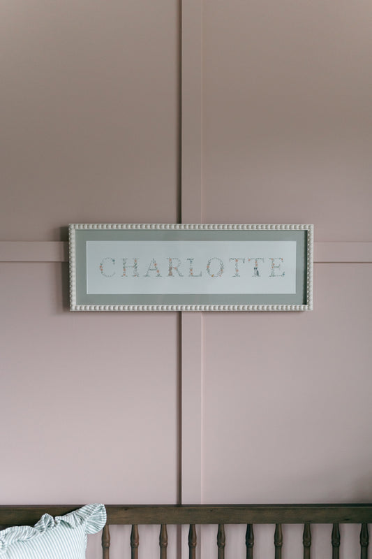 Custom Watercolor Name Art