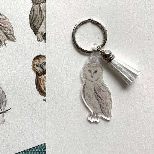 Owl Acrylic Keychain