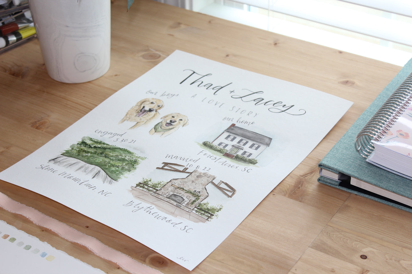 Watercolor Love Story