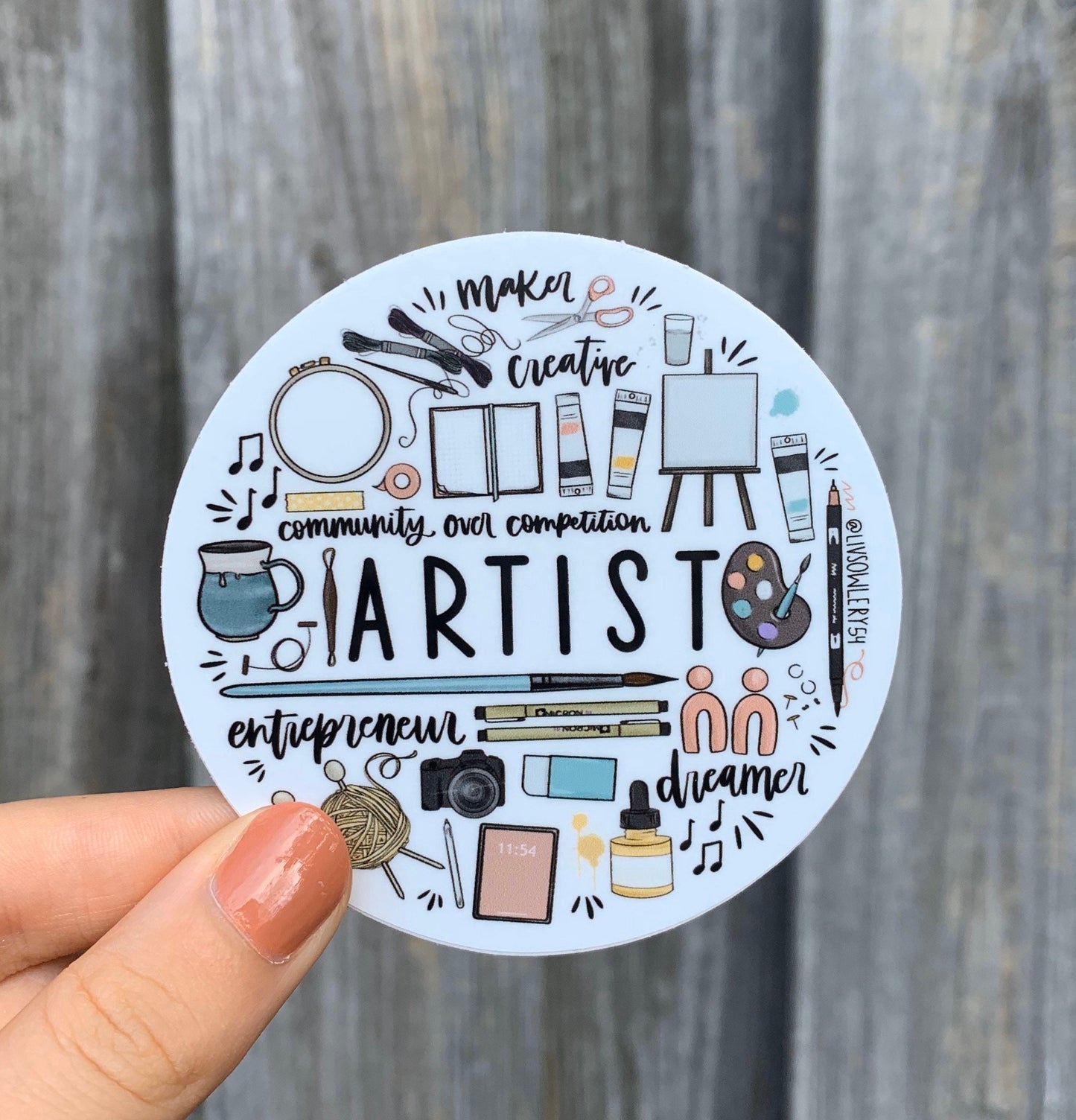 Artist Sticker