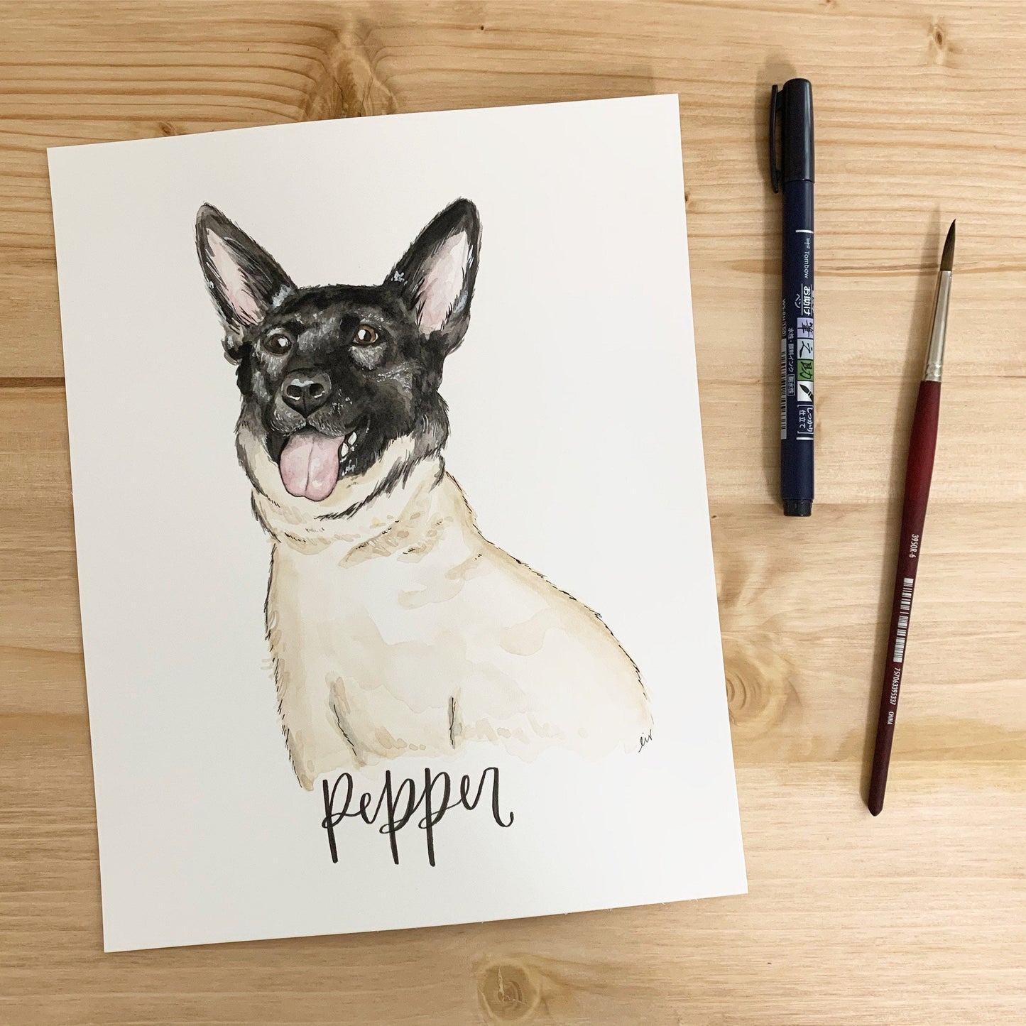 Watercolor Pet Portraits