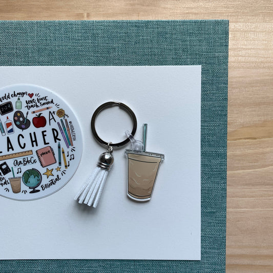 Iced Coffee | Acrylic Keychain