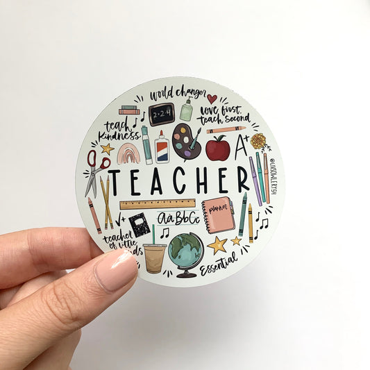 Teacher Circle Magnet | Teacher Gifts