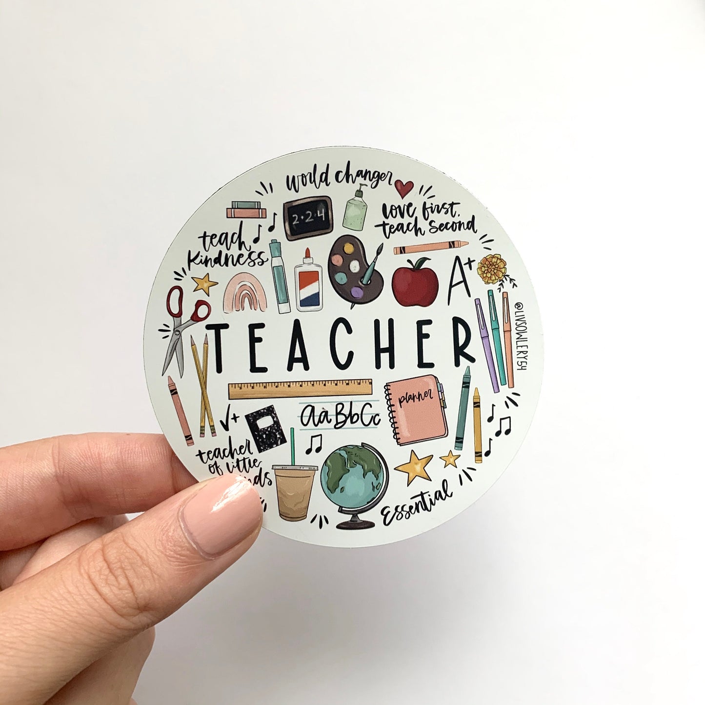 Teacher Circle Magnet | Teacher Gifts