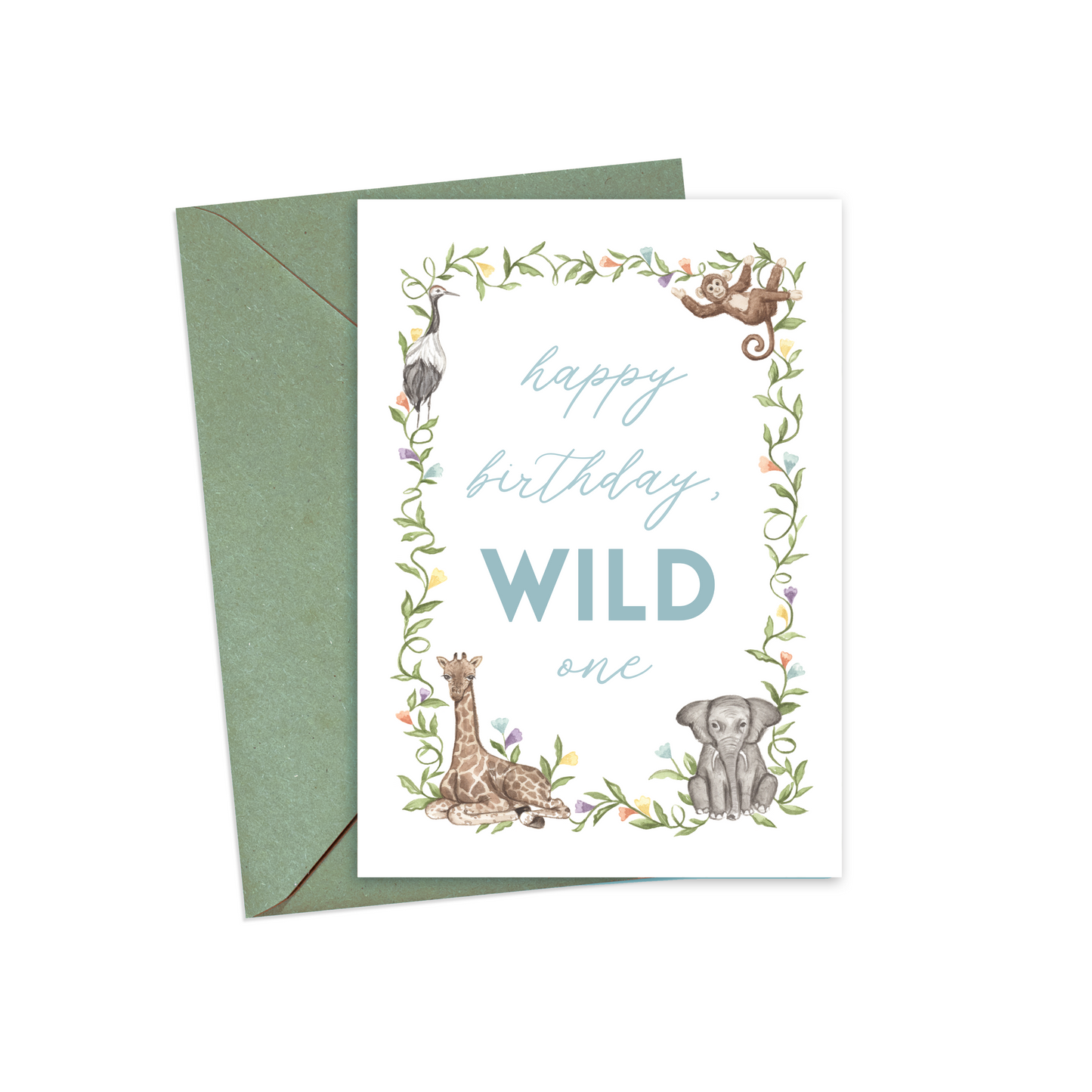 Wild One Birthday Card