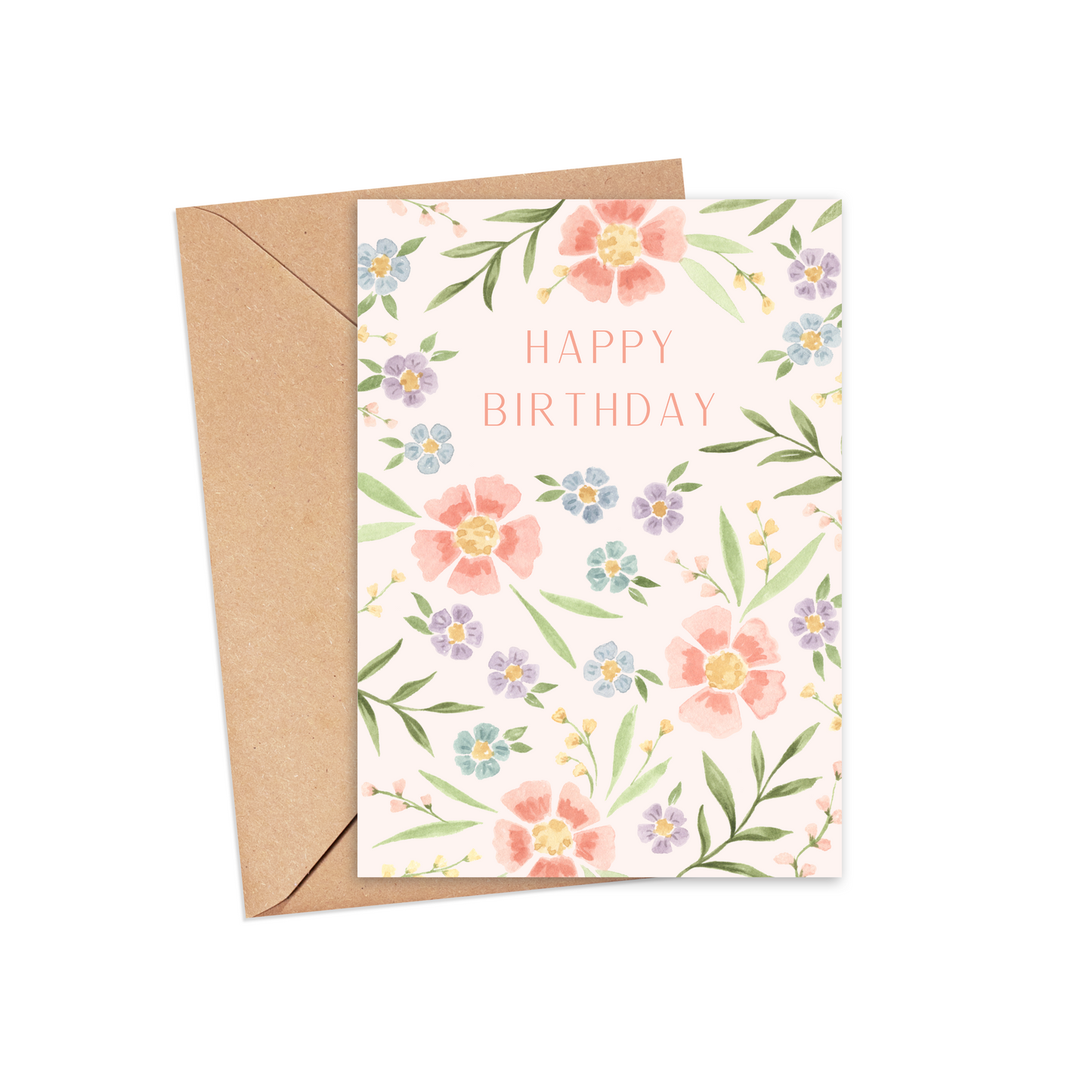 Floral Birthday Card