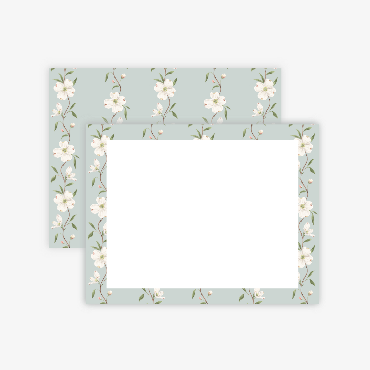 Dogwood Flat Notecard Stationery Set