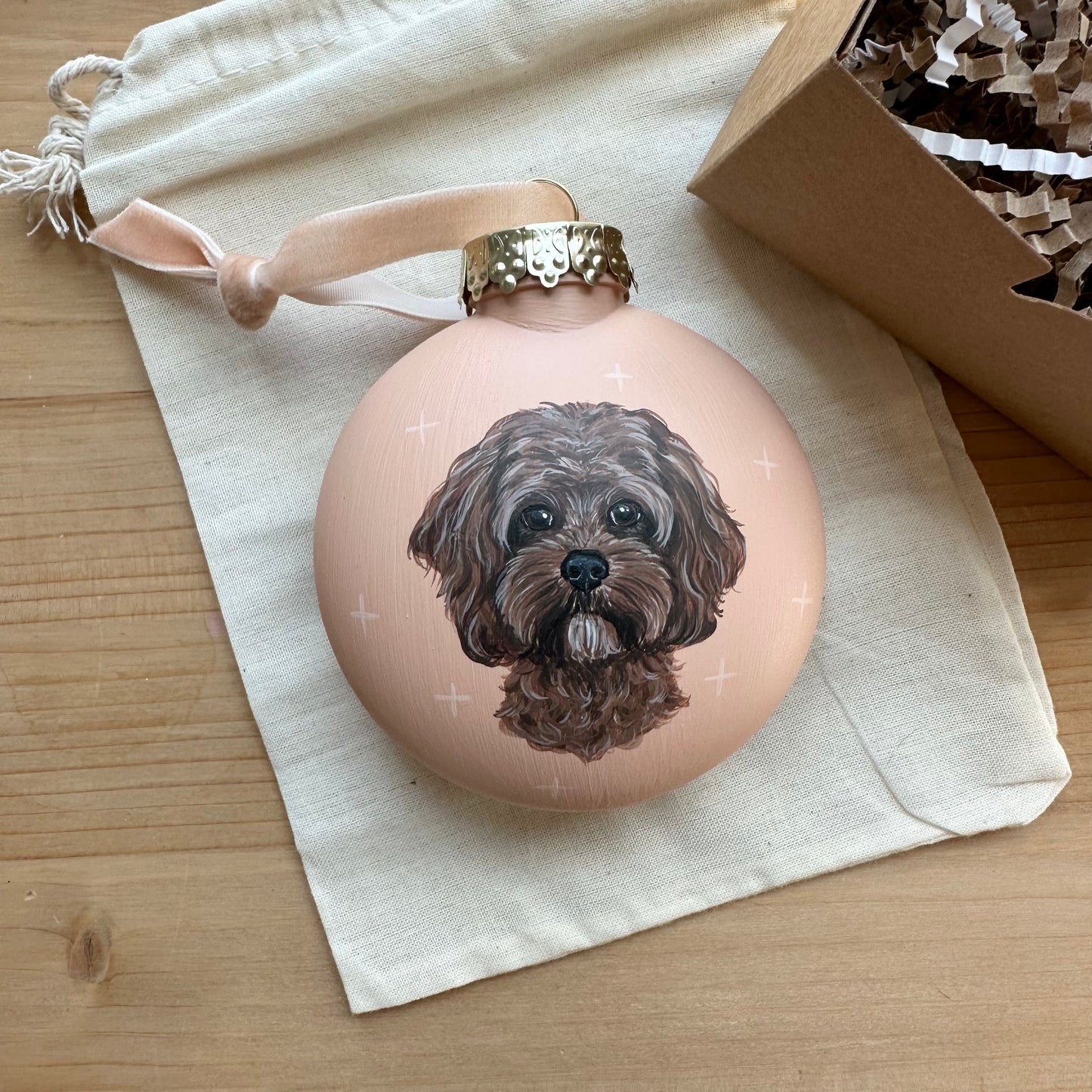 Custom Pet Portrait Ornaments