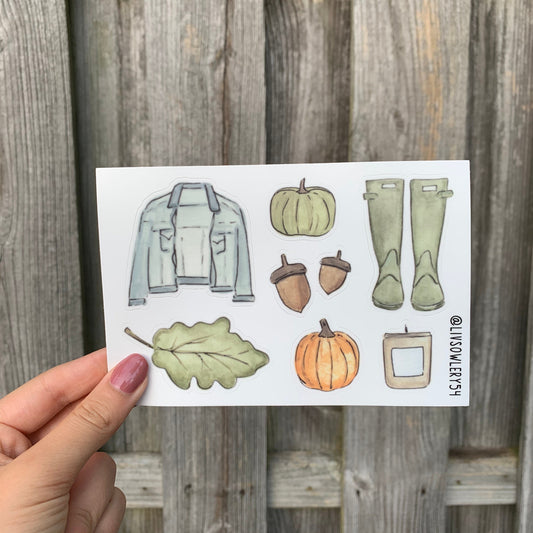 Fall Favorites | 4x6 Sticker Sheet