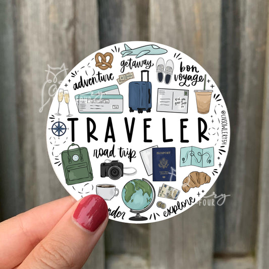 Traveler Sticker | Travel | Gifts
