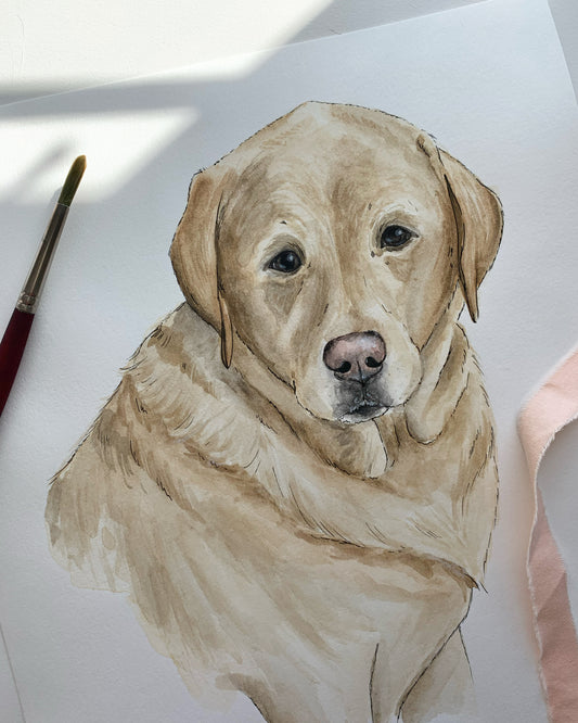 Watercolor Pet Portraits