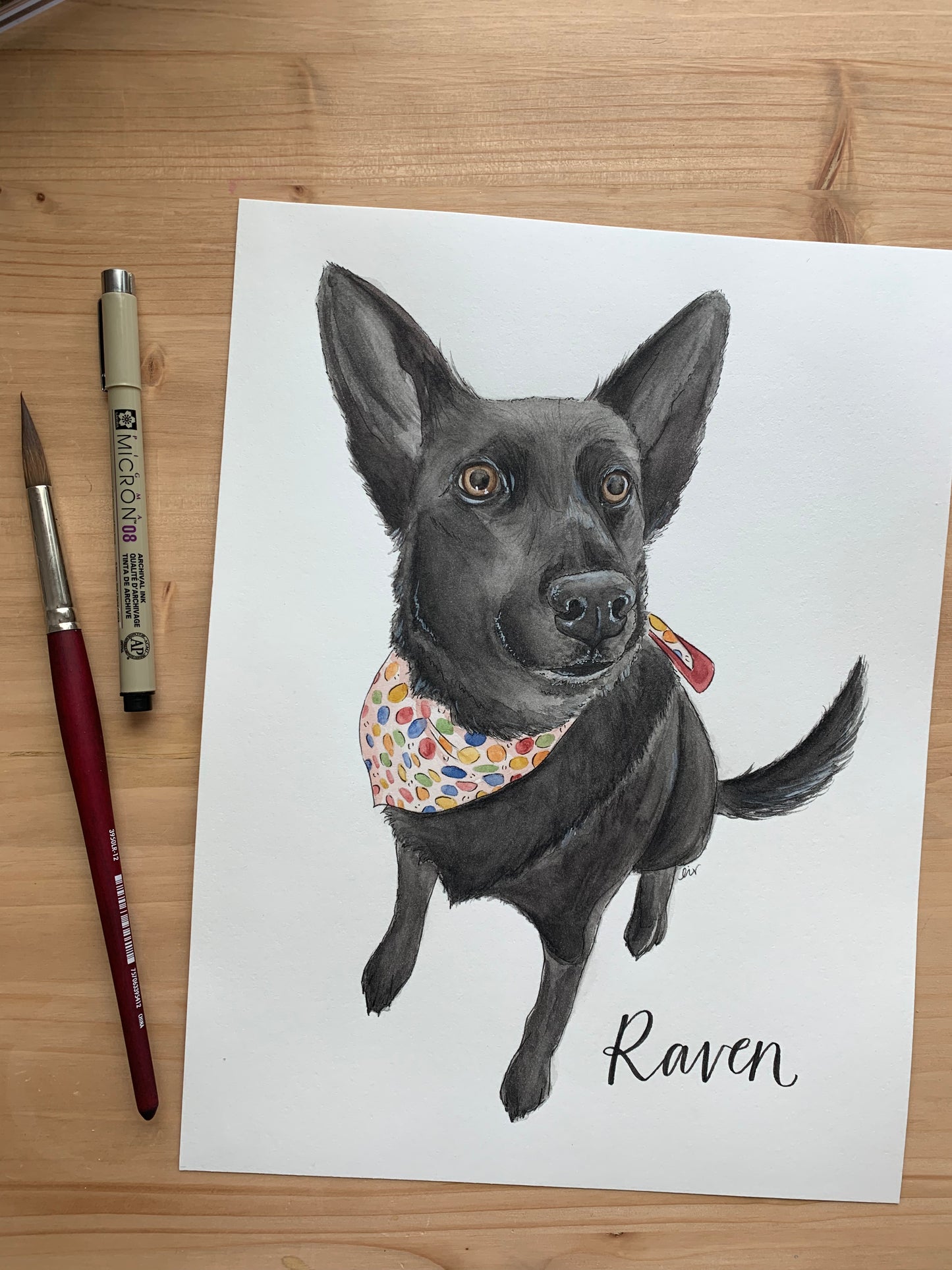 Watercolor Pet Portraits