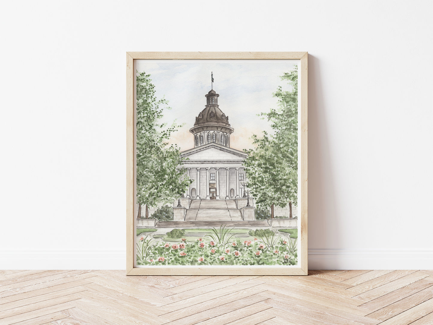 South Carolina State House Print